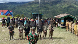 17 Anggota OPM Menyerahkan Diri ke Satgas Koops Swasembada