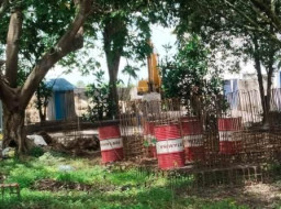 Pengelola Galian di Samping Polsek Kedamean Gresik Lecehkan Media Massa