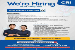 Lowongan Staff Account Executive di PT Champ Resto Indonesia