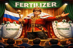 Rusia Jadi Pemimpin Pasar Pupuk Global