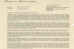 Isi Surat Presiden ke 5 Republik Indonesia kepada Ayatollah Mojtaba Khamenei