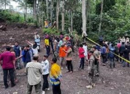 Polres Tanggamus Segel Tambang Ilegal di Desa Pekon Margoyoso