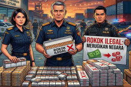 Penjual Rokok Ilegal di Bali Kena Denda Rp 1 Miliar Lebih