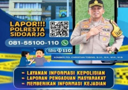 Nomor Pengaduan Polresta Sidoarjo