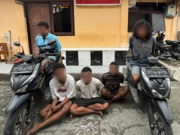 Satreskrim Polres Jayapura Ringkus Komplotan Curanmor