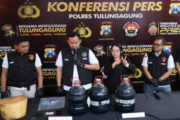 Penjual Pertalite Ditangkap Polres Tulungagung