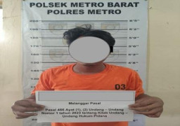 Polsek Metro Barat Bekuk Pelaku Penganiayaan di Ganjar Asri