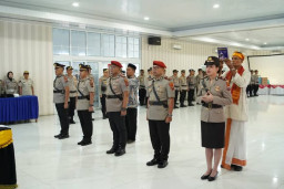 Sertijab Kasat Narkoba Polres Asahan dan Kapolsek Kota Kisaran