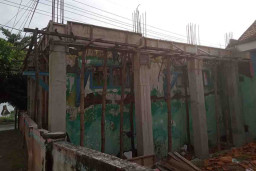 Proyek Rehab Gedung UPTD SDN Tanjungjati 1 Kamal Mangkrak