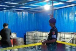 Pomdam XIII Merdeka Grebek Gudang Penimbunan BBM Subsidi