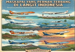 Mengenang Maskapai Penerbangan di Indonesia yang Berhenti Operasi