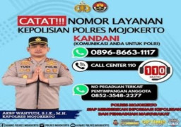 Nomor Whatsapp Pengaduan ke Polres Mojokerto
