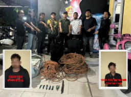Polres Rokan Hilir Ungkap Kasus Pencurian Kabel PT Petronesia Benimel