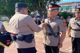 13 Jabatan di Polres Poso Diserah Terimakan