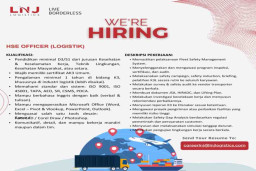PT Lintas Niaga Jaya Buka lowongan HSE Officer