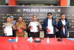 Polres Gresik Tangkap Penipu Jual Beli SK ASN Palsu