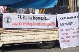 Ratusan Massa Demo, Tagih Hutang ke PT Barata Indonesia Rp 2,4 Triliun