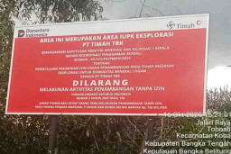 Bos CV Kencana Jaya Mandiri Lakukan Tambang Ilegal di IUP PT Timah