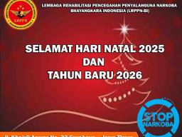 Ucapan Natal 2025 dan Tahun Baru 2026 dari LRPPN BI Surabaya
