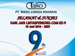 PT Madu Lingga Raharja Ucapkan Selamat HUT ke 9 Lintasperkoro
