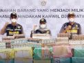 Bea Cukai Musnahkan Rokok Ilegal Hasil Penindakan Dengan Modus Kiriman Ekspedisi