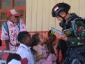 Upaya Satgas Yonif PR Tri Dharma Bangkitkan Asa Anak Papua