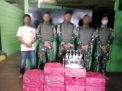 Satgas Pamtas RI Malaysia Gagalkan Penyelundupan Minuman Keras Ilegal