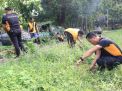 Ciptakan Lingkungan Bersih, Polres Kediri Kota Gelar Kerja Bakti