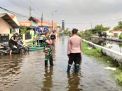 Peninjauan Lokasi Banjir di Desa Kedungbanteng oleh Dandim Sidoarjo