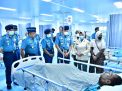 Komandan Puspenerbal Jenguk Personelnya di RSPAL dr Ramelan Surabaya