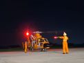 Mantapkan Kualifikasi, Danwing Udara 3 Biak Terbang Malam di Helideck Simulator
