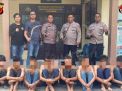 8 Orang Ditangkap Polsek Kesambi Saat Mau Tawuran Menggunakan Senjata Tajam