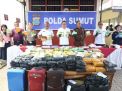 Polda Sumut Musnahkan Barang Bukti Narkoba Skala Besar