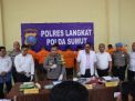 Polres Langkat Rilis 6 Kg Sabu dan 1,3 Kg Ganja