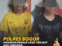 2 Remaja Ditangkap Polsek Parung Saat Hendak Tawuran