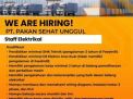 PT Pakan Sehat Unggul Buka Staff Elektrikal