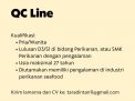 PT Grahamakmur Ciptapratama Buka Lowongan QC Line