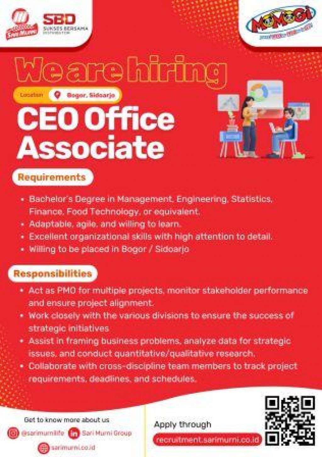 Lowongan kerja di Sari Murni Group