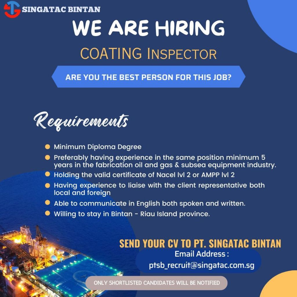 Lowongan kerja di Singatac Bintan