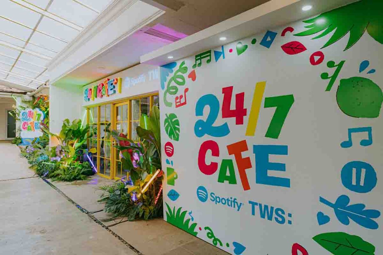 Spotify dan TWS Buka 24/7 Cafe di Jakarta
