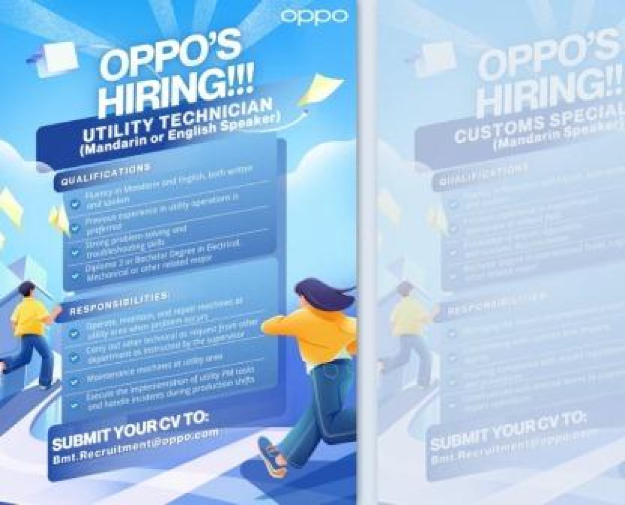 Dibutuhkan Utilty Technician di OPPO