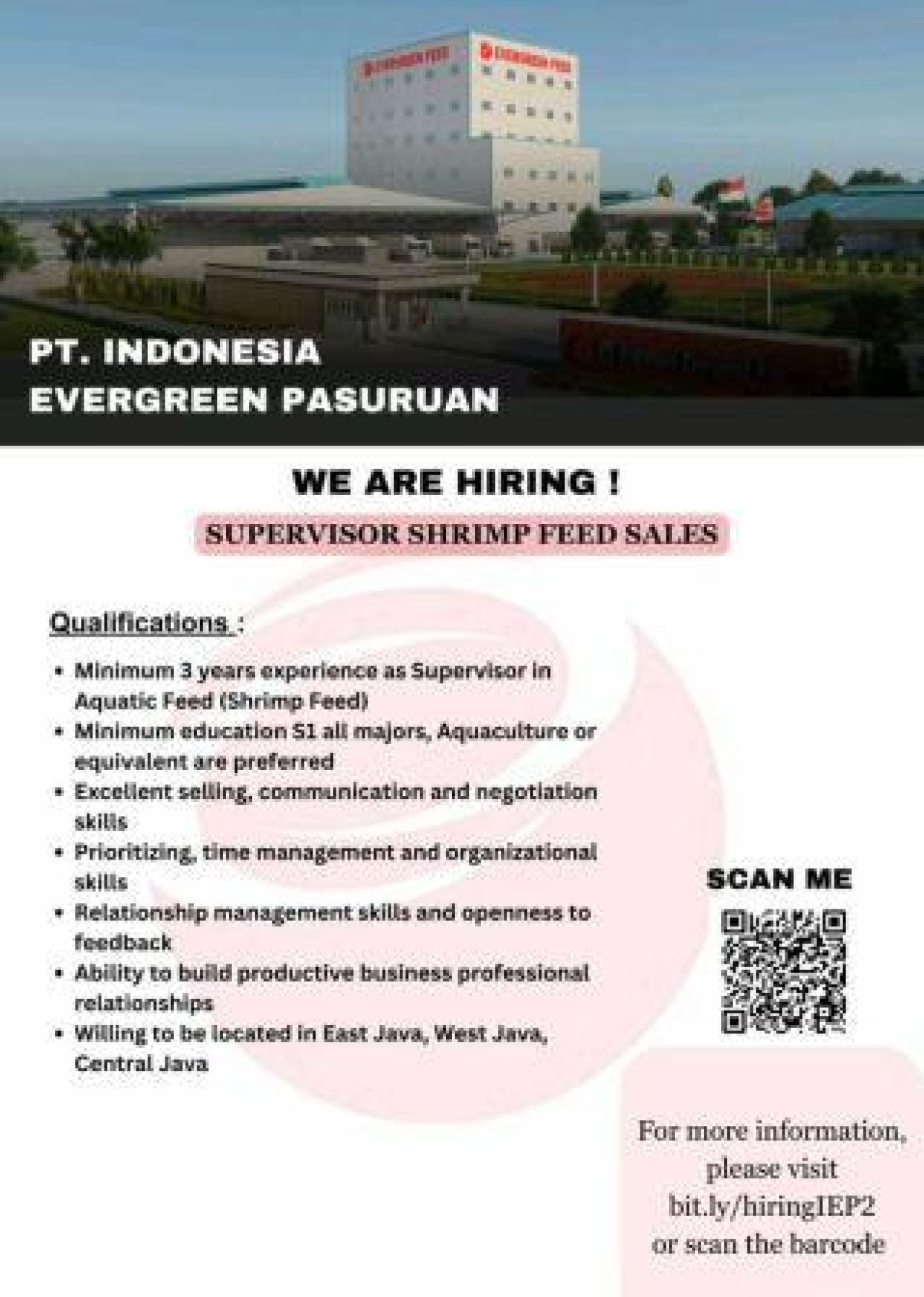 Lowongan kerja di PT Indonesia Evergreen Pasuruan