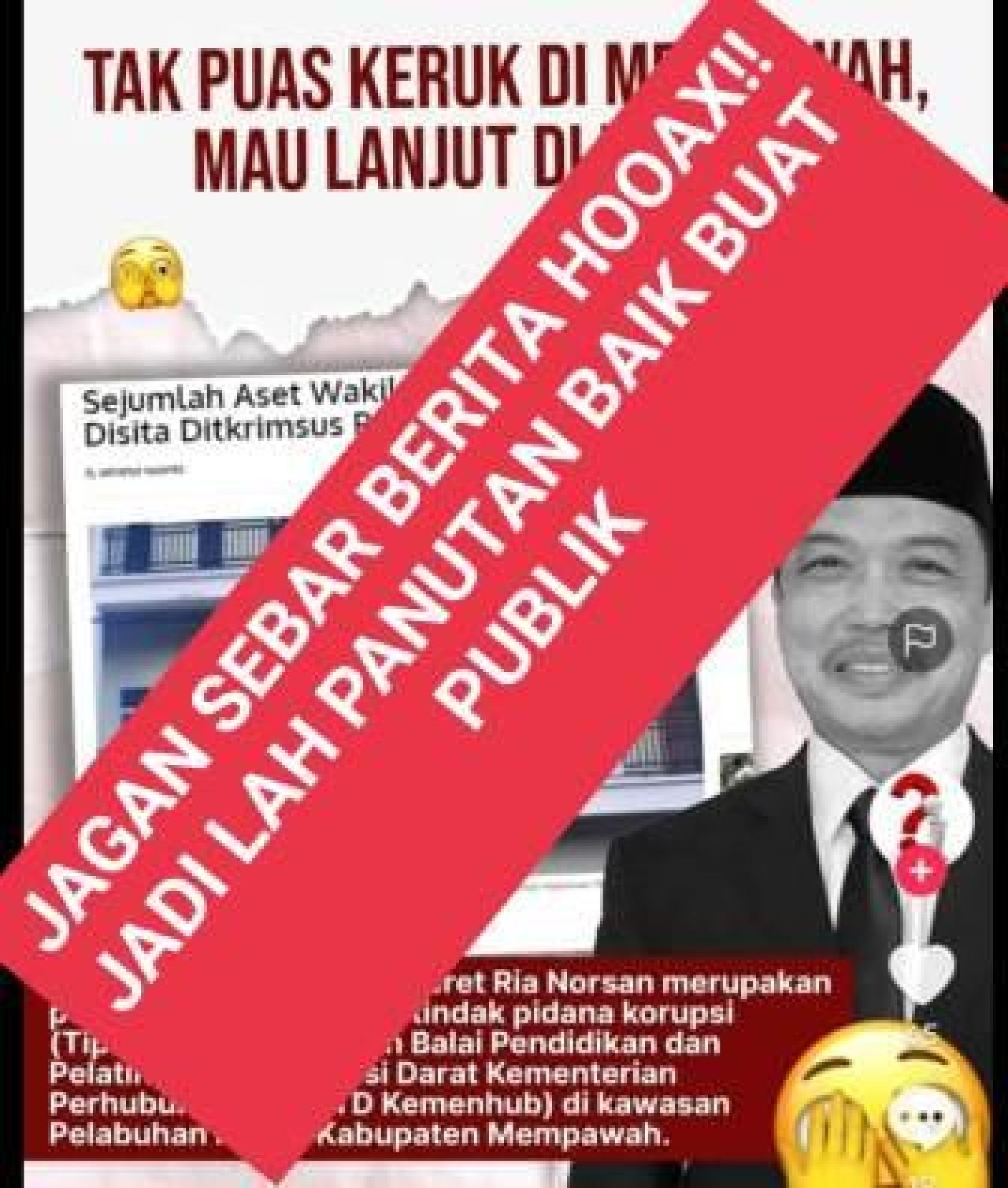 Bantahan Tim Relawan Norsan-Krisantus NKRI di Kasus Korupsi BP2TD Mempawah