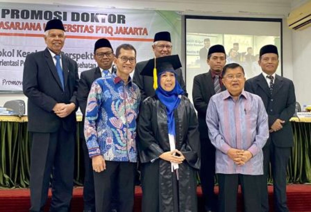 Personil Eltekers Angkat Konsep Sehat Paripurna Jadi Disertasi Doktor