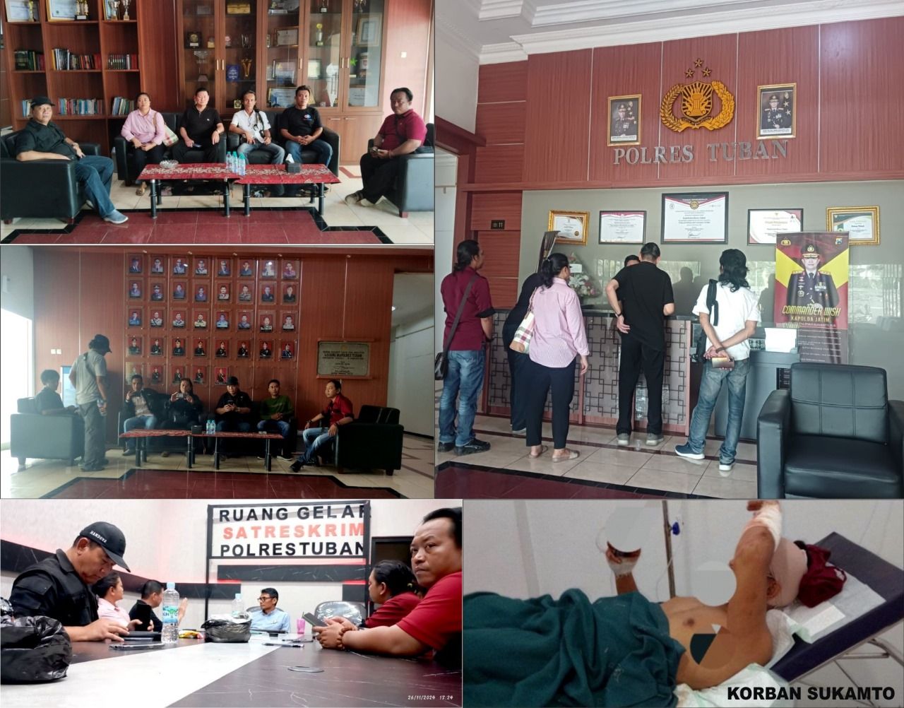 Satreskrim Polres Tuban Dinilai Lemot Tangani Percobaan Pembunuhan Terhadap 2 Wartawan