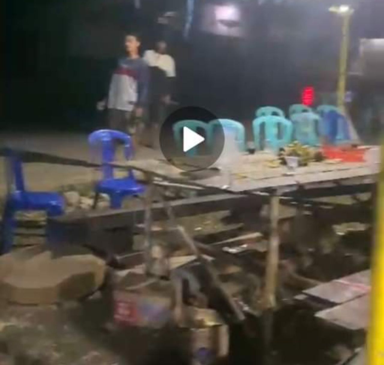 Lokasi kejadian di Muara Kate