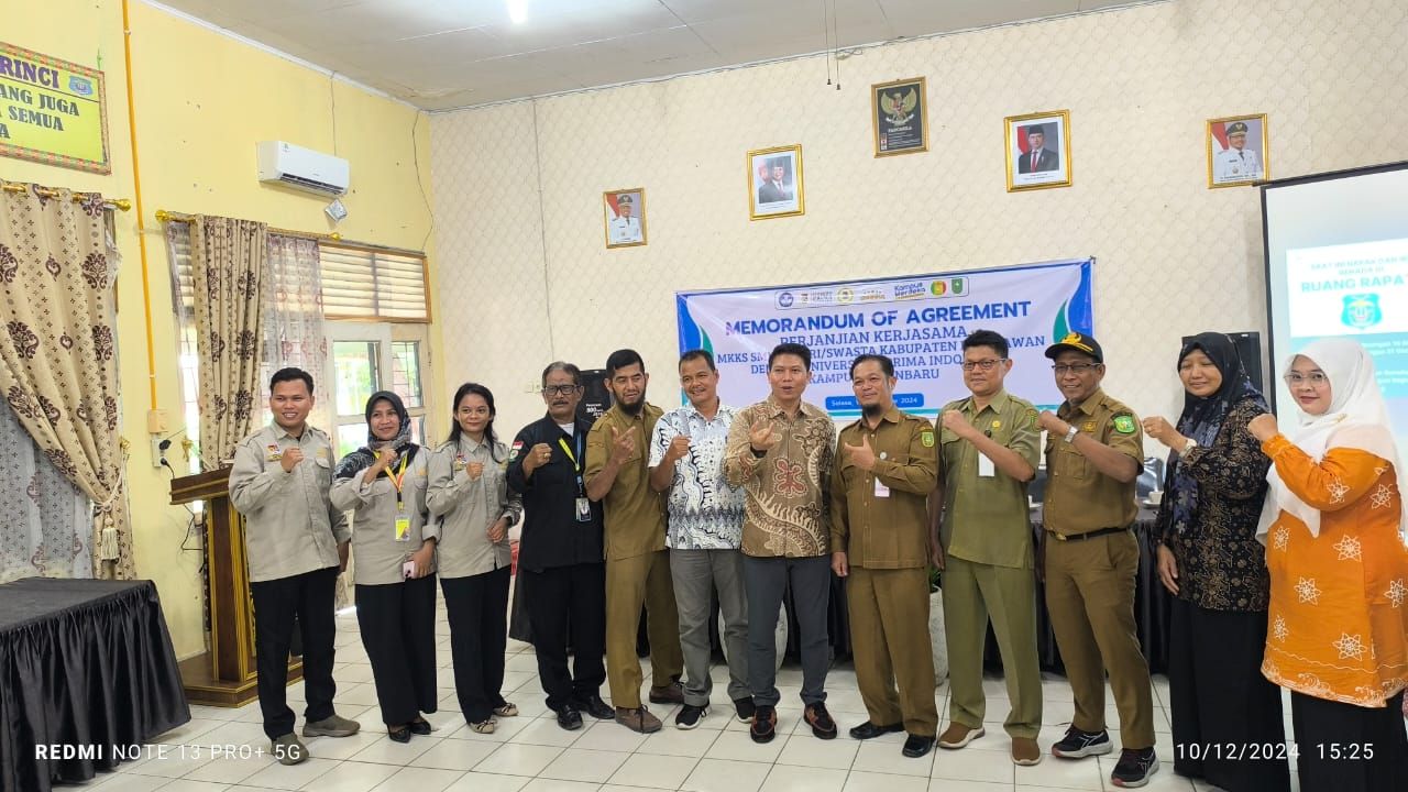 MoU UNPRI dengan MKKS SMA dan SMK Pelalawan