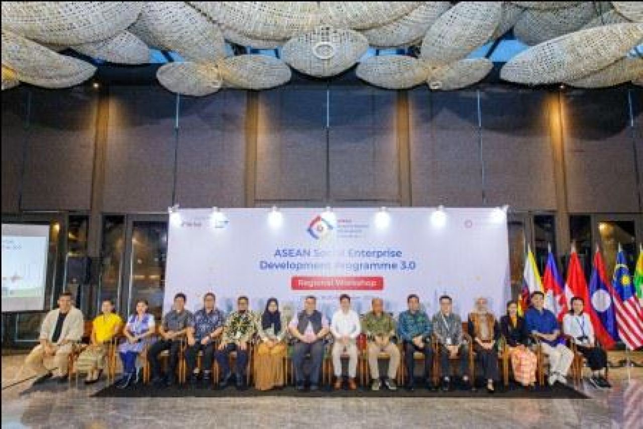 4. 30 Social Enterprises at ASEAN SEDP 3.0 Regional Workshop, took photo together in Day 2