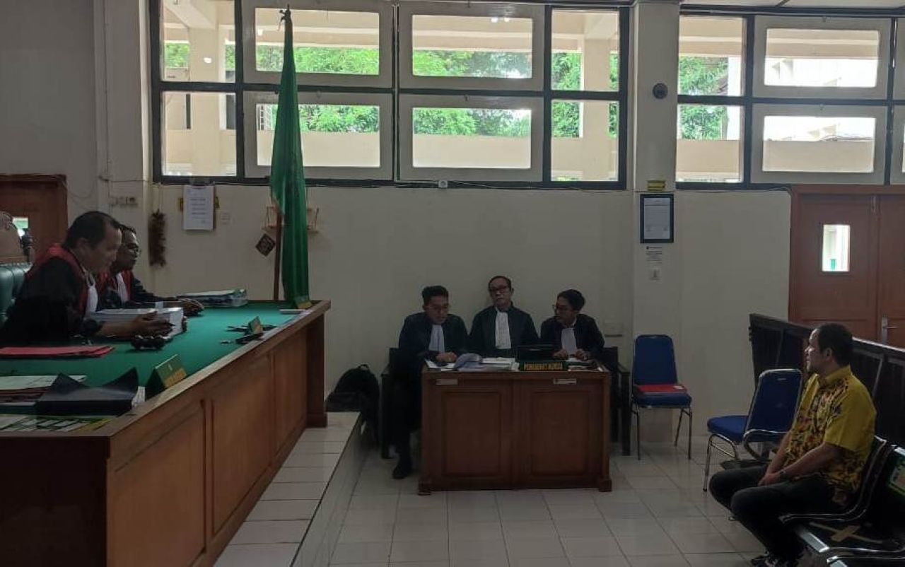 Sidang dengan terdakwa Ahmad Effendy Noor. (foto : ist)