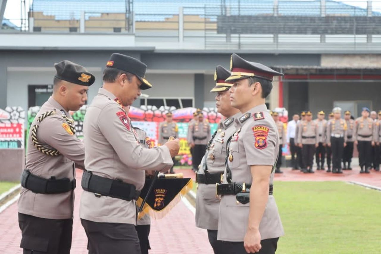 Pelantikan Kapolres Kutai Kartanegara